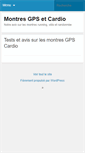 Mobile Screenshot of montre-gps-cardio.com